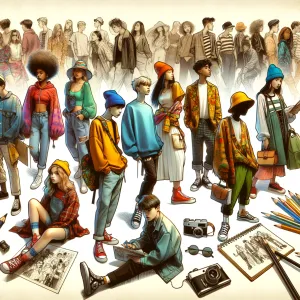 La Moda en la Juventud: Reflejo de Identidad y Expresión Creativa